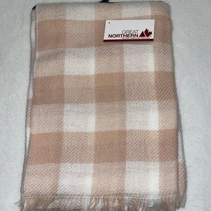 Adult plaid blanket scarf